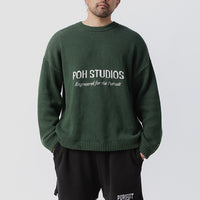 Pursuit Embroidered Knit - Stadium Green
