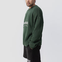 Pursuit Embroidered Knit - Stadium Green