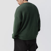 Pursuit Embroidered Knit - Stadium Green