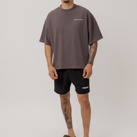Slow Motion Boxy Tee in Concrete
