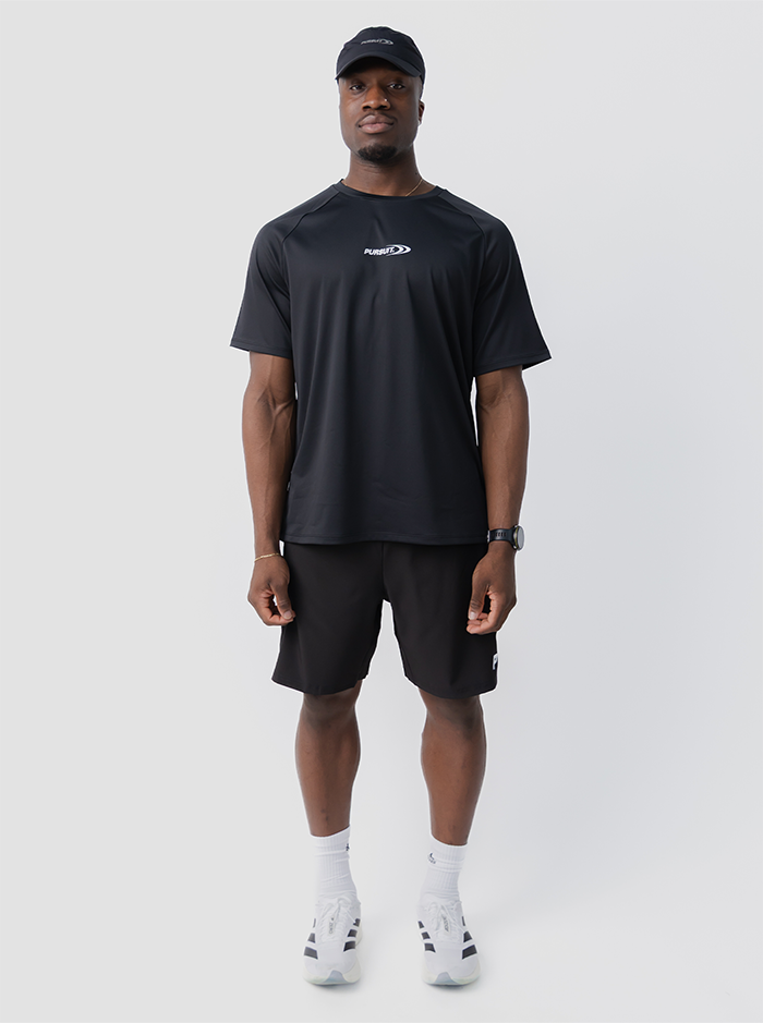 Move Logo Performance Tee - Black
