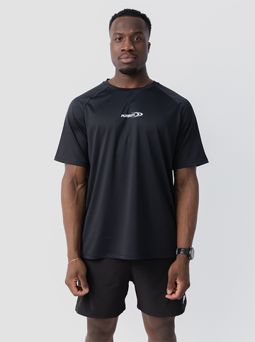 Move Logo Performance Tee - Black