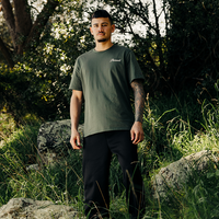 Track Tee in Grounded