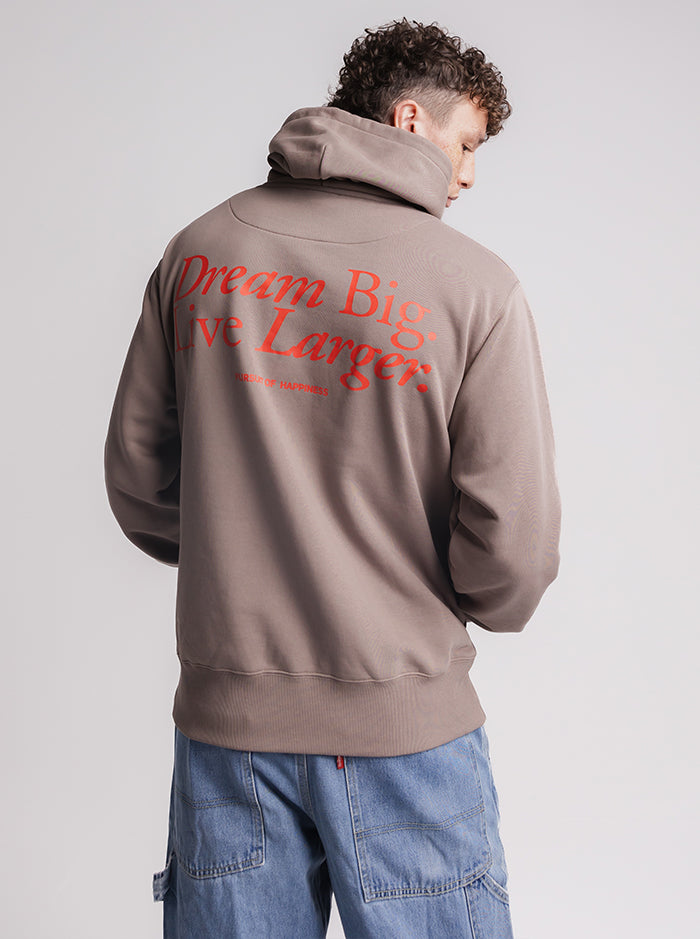 Dream Big Heavyweight Pullover - Washed Taupe