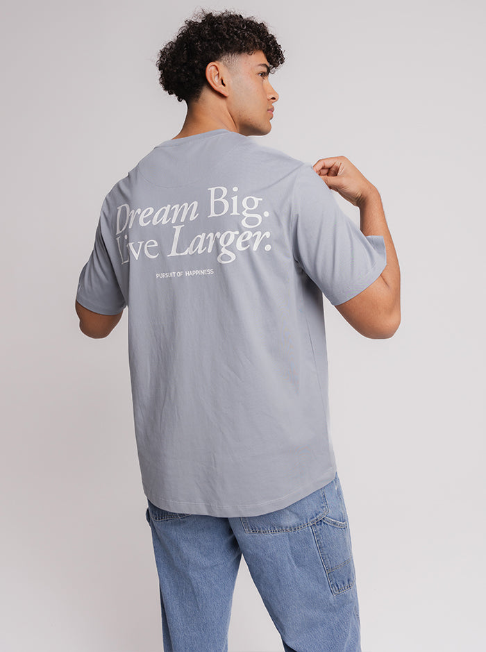 Larger Track Tee - Slate