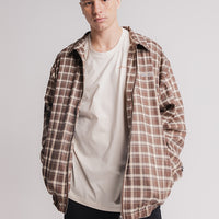 Plaid Harrington Jacket - Tan