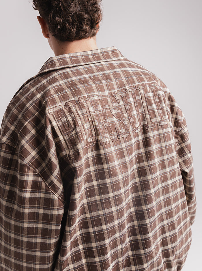 Plaid Harrington Jacket - Tan