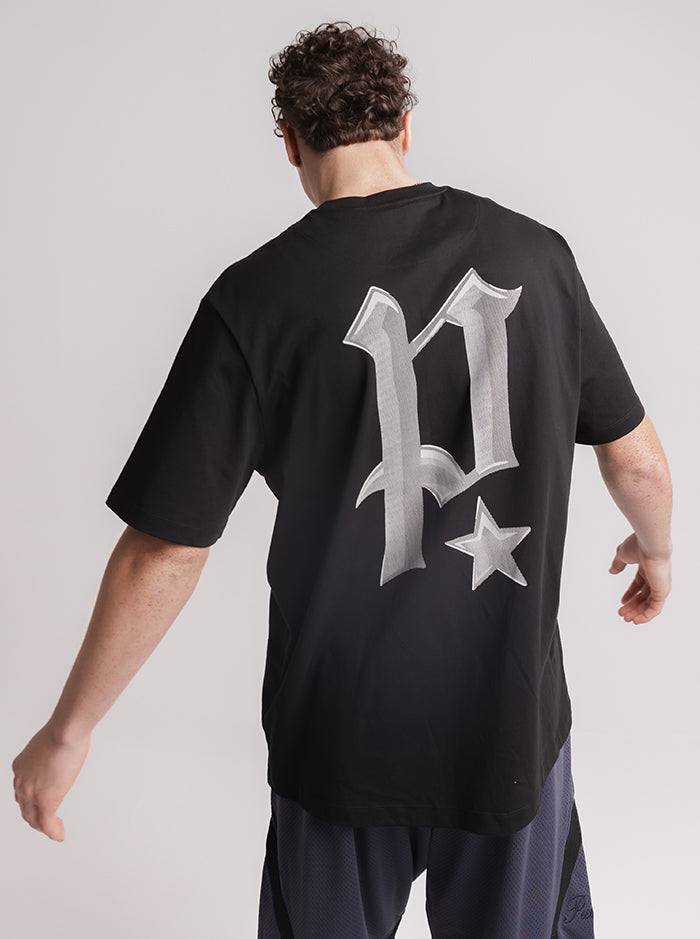 Chrome Track Tee - Black