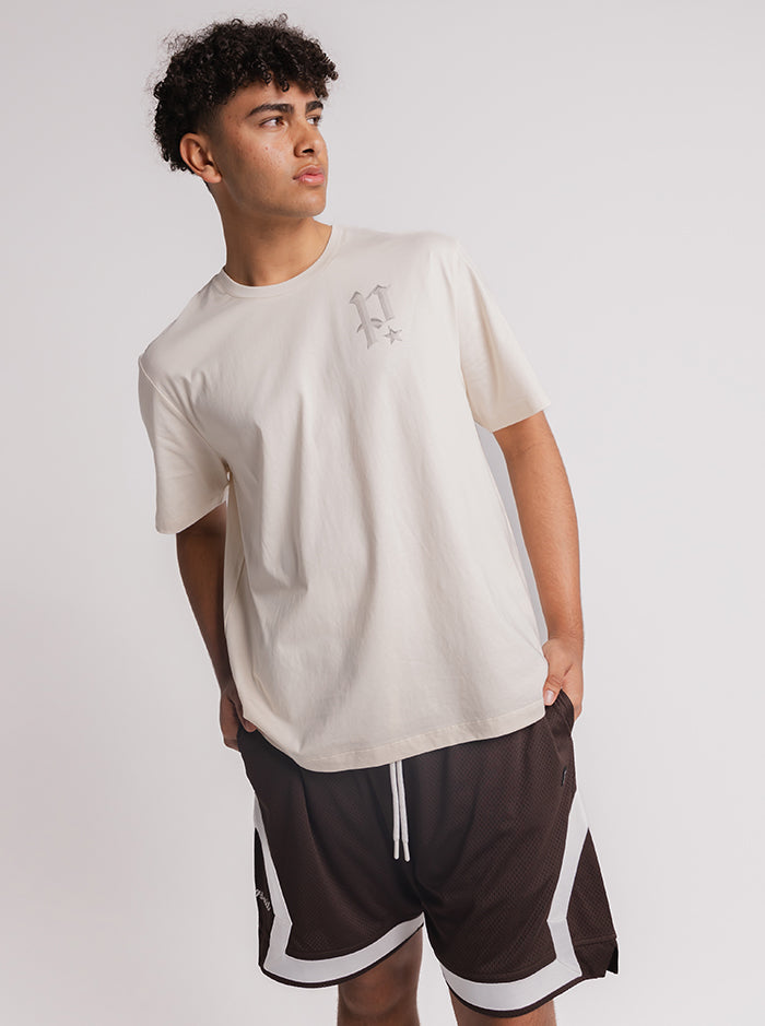 Chrome Track Tee - Off White