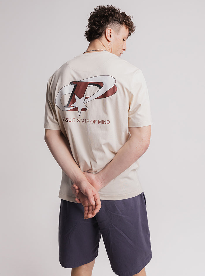 State of Mind Track Tee - Off White