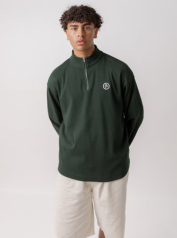 Quarter Zip Pullover - Masters Green