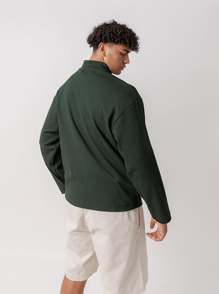 Quarter Zip Pullover - Masters Green