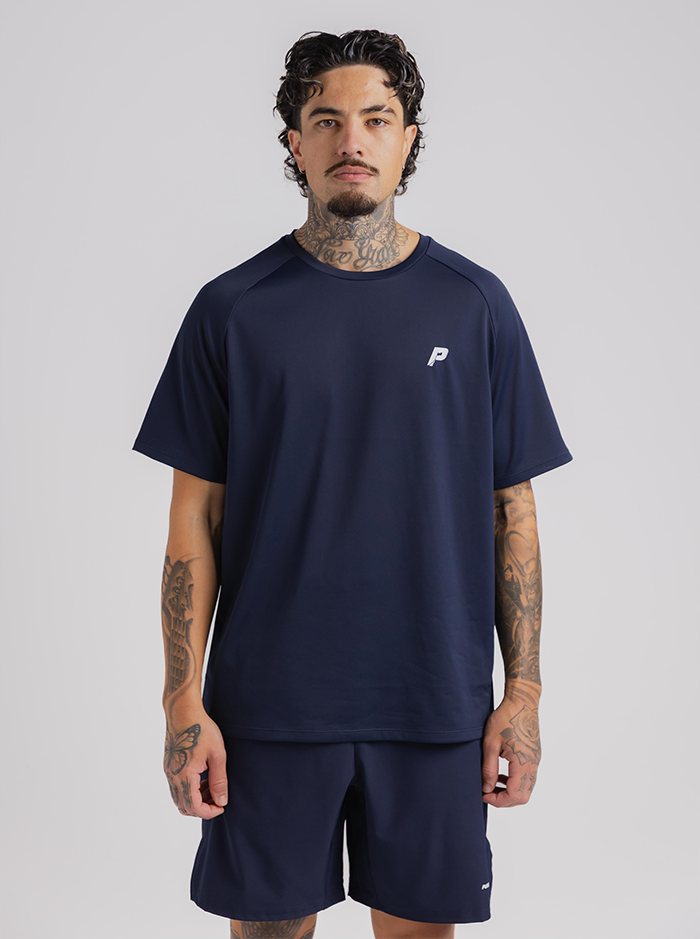 Performance Tee in Navy