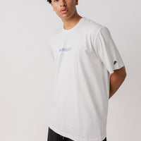 Blur Logo Track Tee - White