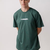 Blur Logo Track Tee - Stadium Green