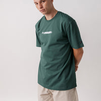 Blur Logo Track Tee - Stadium Green