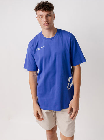 Dream Big Track Tee - Royal Blue