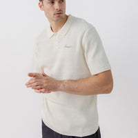 Textured Knit Polo