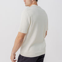 Textured Knit Polo