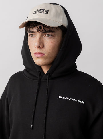 Stacked Logo Dad Cap - Cream