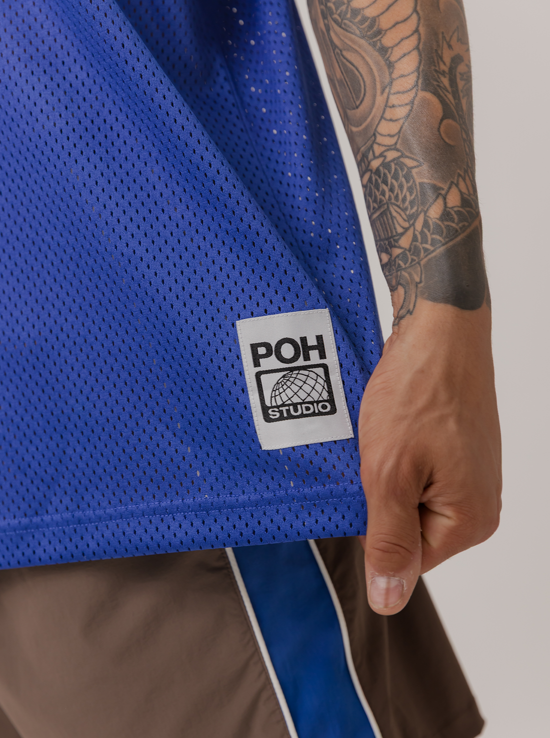 Varisty Mesh Jersey in Royal Blue