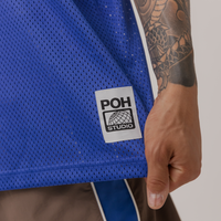 Varisty Mesh Jersey in Royal Blue