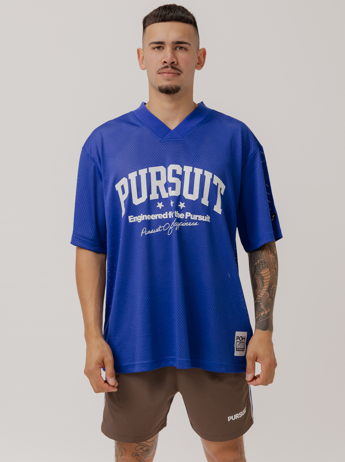 Varisty Mesh Jersey in Royal Blue