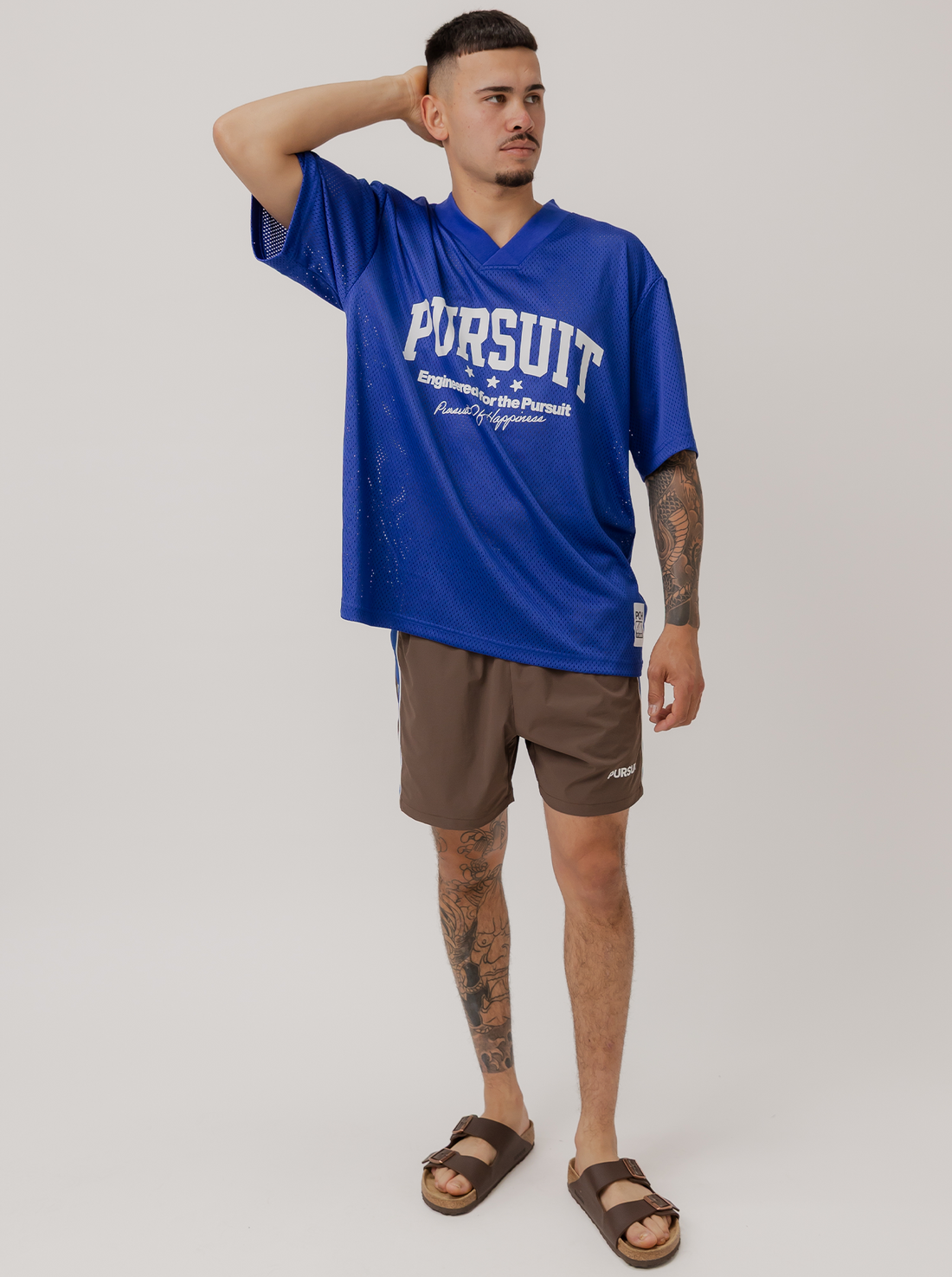 Varisty Mesh Jersey in Royal Blue