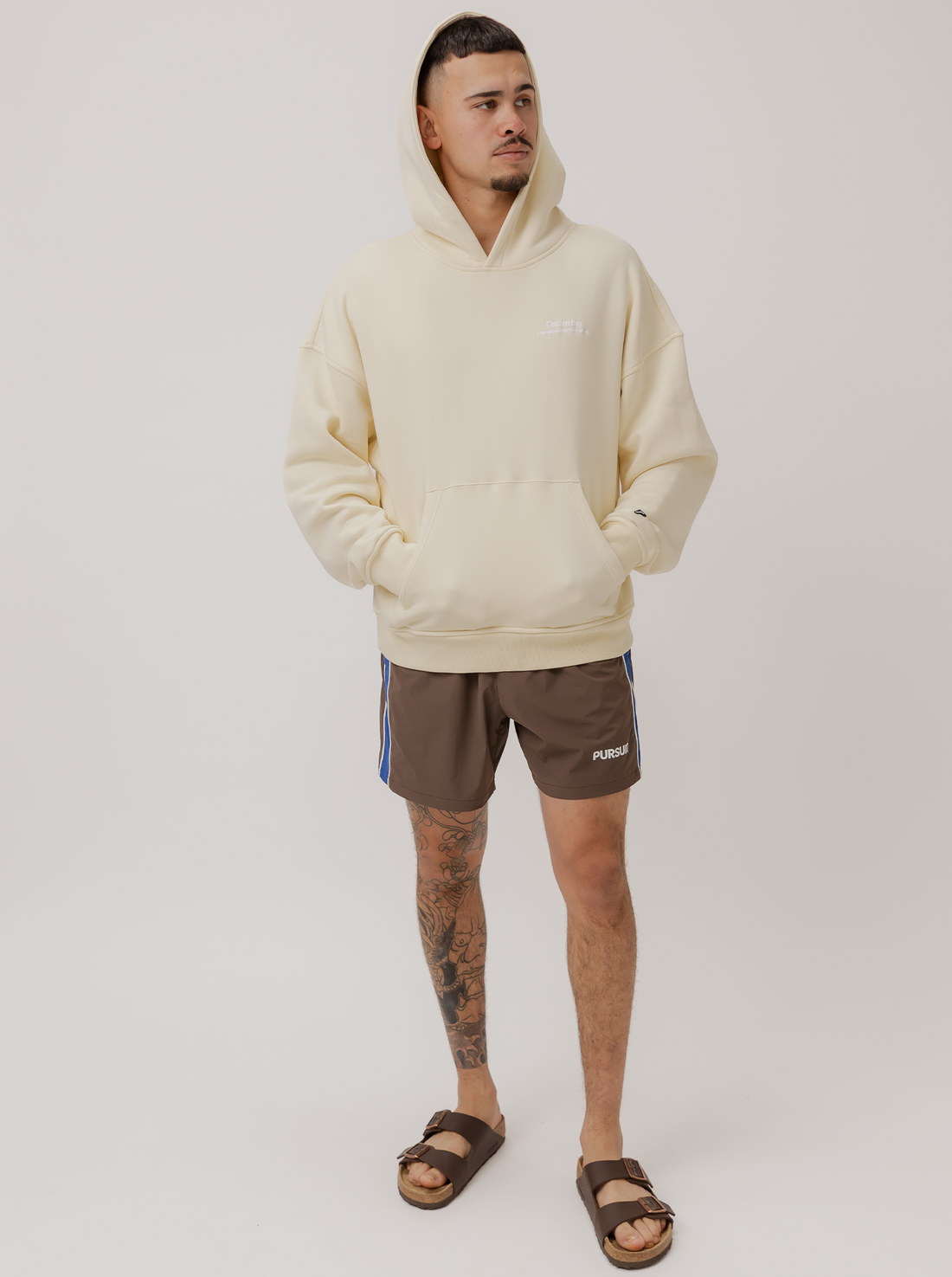 Basic Hoodie in Chalk