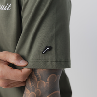 Track Tee in Grounded