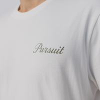 Overdrive Track Tee in White