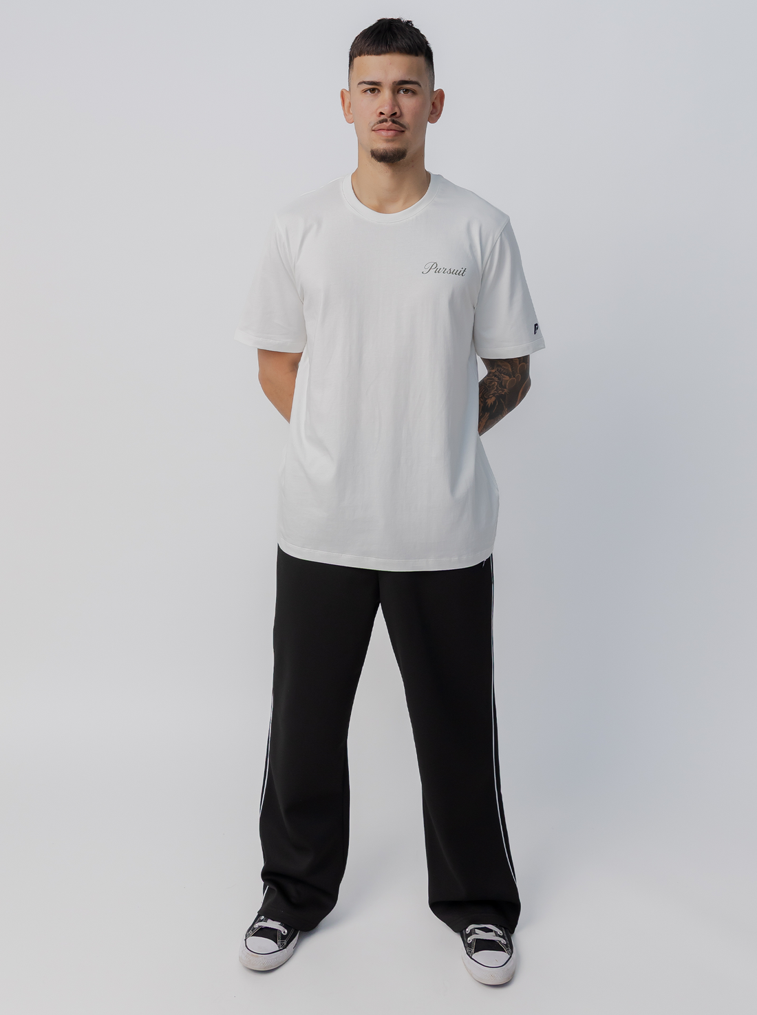 Overdrive Track Tee in White