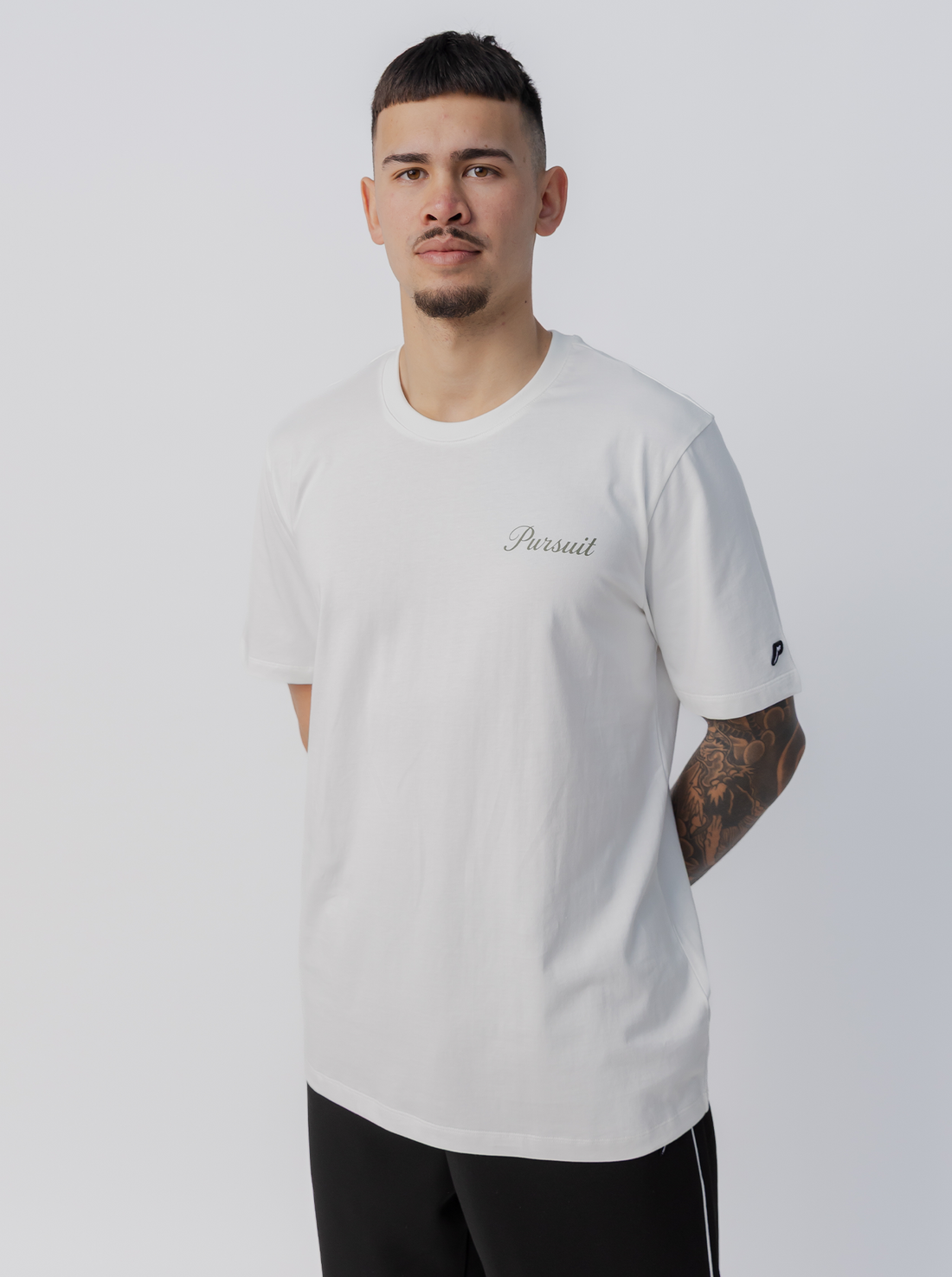 Overdrive Track Tee in White