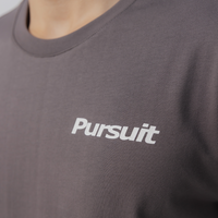 Calm Track Tee in Concrete