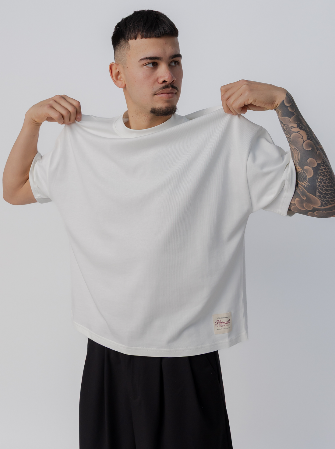 Heavyweight Boxy Tee in White