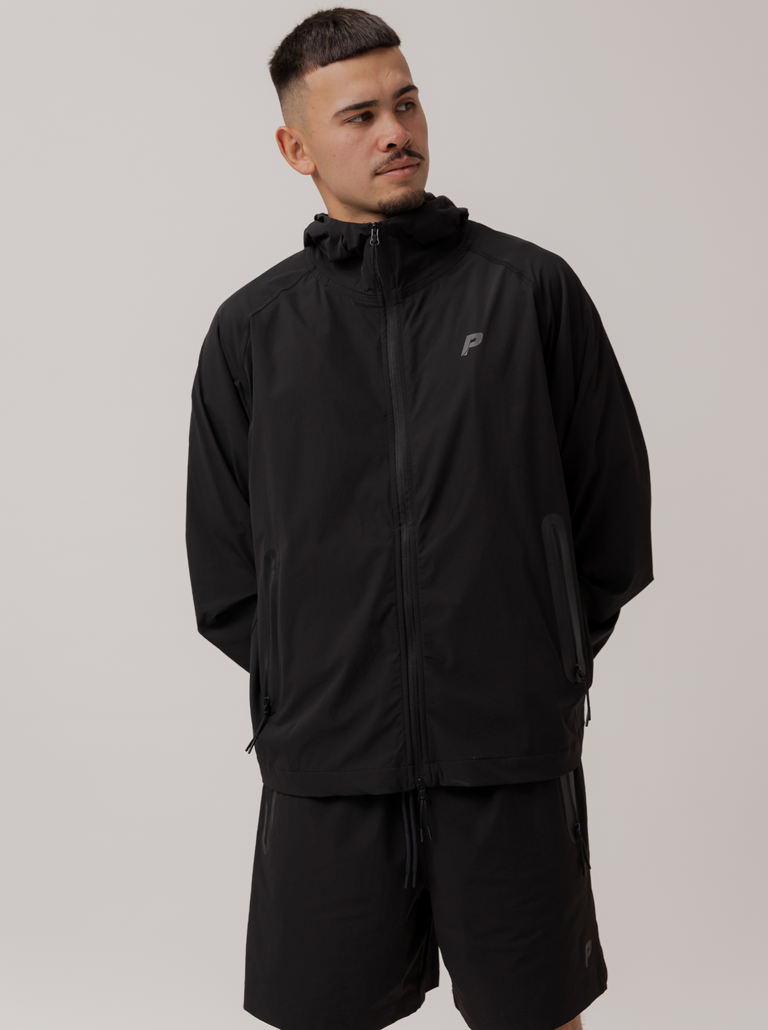 Techline Jacket in Court Black