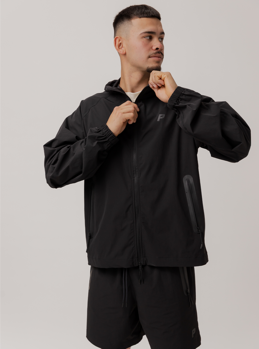 Techline Jacket in Court Black