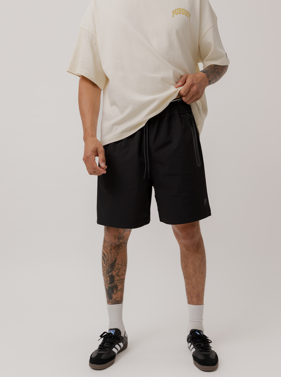 Techline Short in Court Black