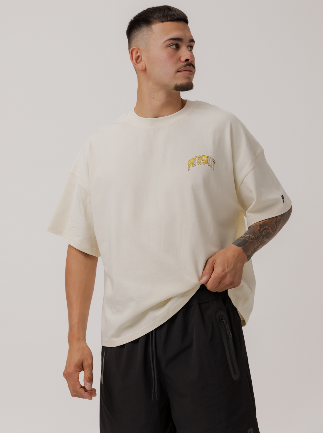 Heavyweight Varsity Tee in Bone
