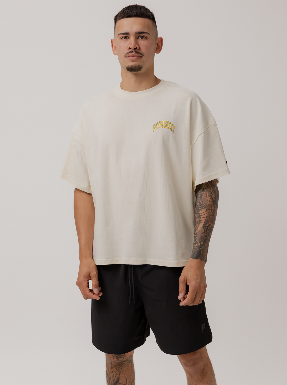 Heavyweight Varsity Tee in Bone