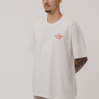 Training Track Tee in White