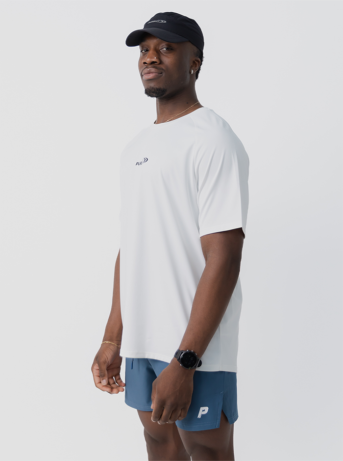 Move Logo Performance Tee - White